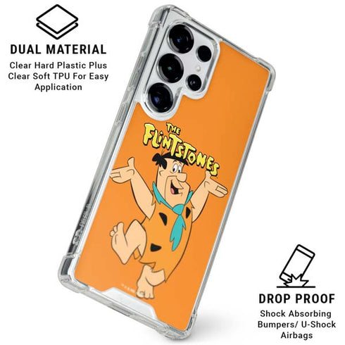 The Flinstones Fred Flintstone Galaxy S26 Ultra Clear Case