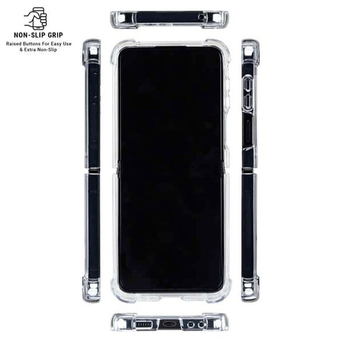 The Flinstones Fred Flintstone Galaxy Z Flip6 Clear Case