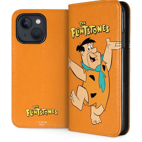 The Flinstones Fred Flintstone iPhone 15 Plus Folio Case
