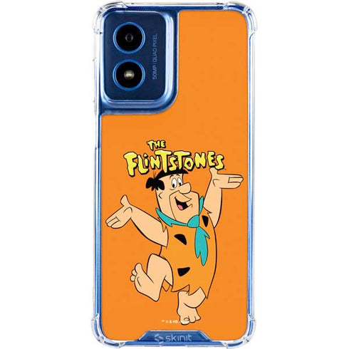The Flinstones Fred Flintstone Moto G 5G (2024) Clear Case