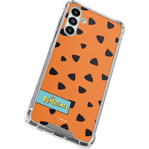 The Flinstones Fred Flintstone Outfit Pattern Galaxy A13 5G Clear Case
