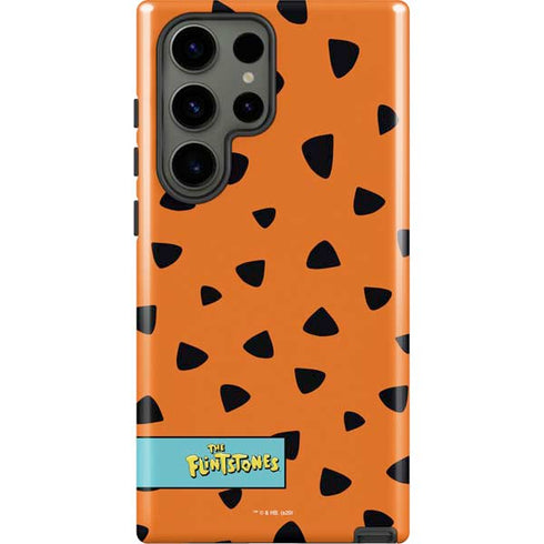 The Flinstones Fred Flintstone Outfit Pattern Galaxy S23 Ultra Pro Case