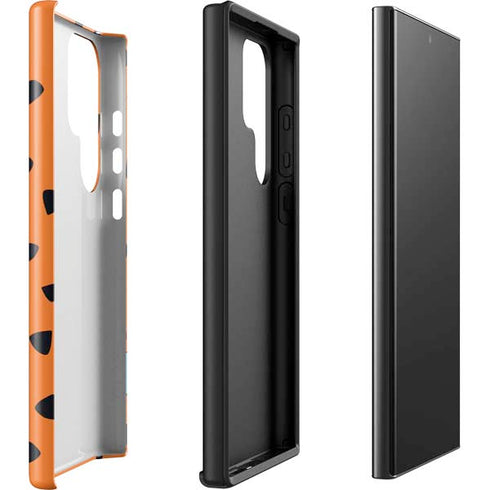 The Flinstones Fred Flintstone Outfit Pattern Galaxy S23 Ultra Pro Case