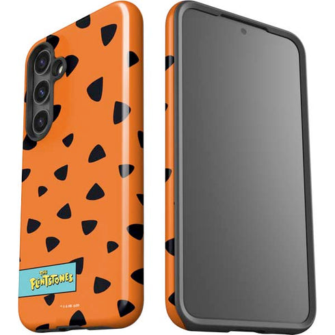 The Flinstones Fred Flintstone Outfit Pattern Galaxy S25 Plus Impact Case