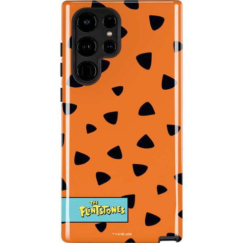 The Flinstones Fred Flintstone Outfit Pattern Galaxy S25 Ultra Impact Case
