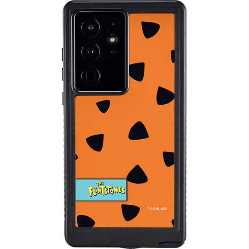 The Flinstones Fred Flintstone Outfit Pattern Galaxy S24 Ultra Waterproof Case