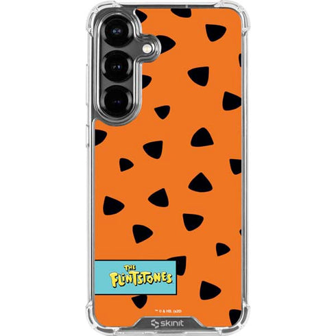 The Flinstones Fred Flintstone Outfit Pattern Galaxy S26 Plus Clear Case