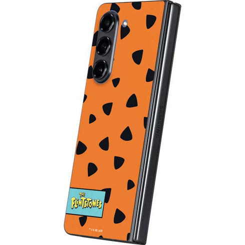 The Flinstones Fred Flintstone Outfit Pattern Galaxy Z Fold5 5G Skin