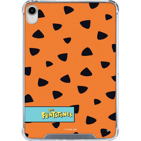 The Flinstones Fred Flintstone Outfit Pattern iPad 11th Gen (2025) Clear Case