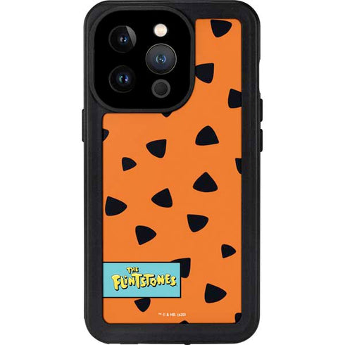 The Flinstones Fred Flintstone Outfit Pattern iPhone 15 Pro Waterproof Case