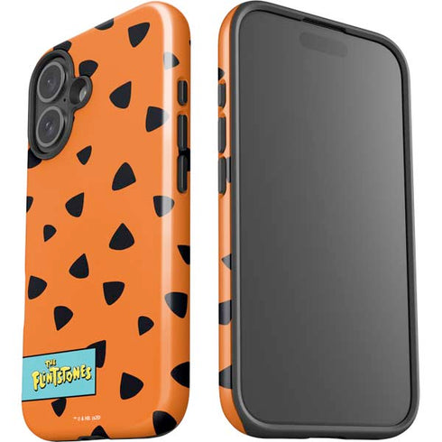 The Flinstones Fred Flintstone Outfit Pattern iPhone 16 Impact Case