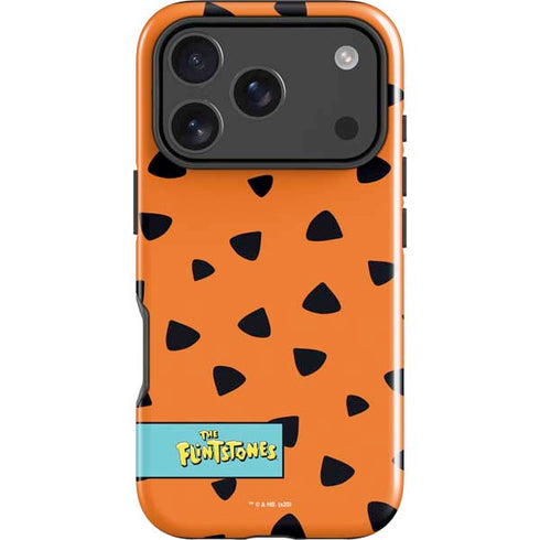 The Flinstones Fred Flintstone Outfit Pattern iPhone 18 Pro Max Impact Case