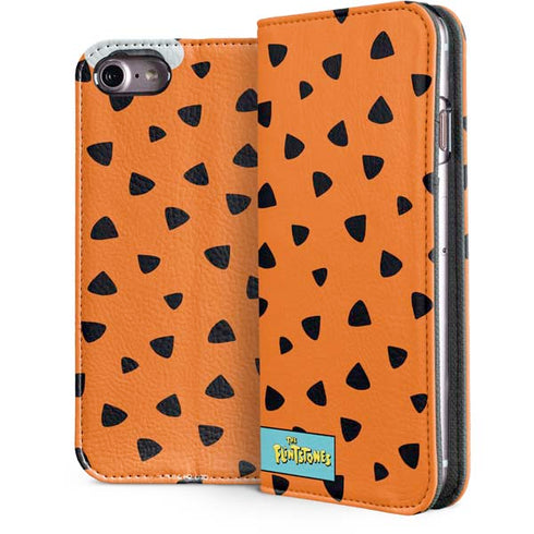 The Flinstones Fred Flintstone Outfit Pattern iPhone 7 Folio Case