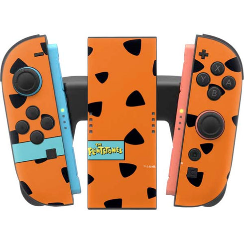 The Flinstones Fred Flintstone Outfit Pattern Nintendo Switch 2 (2025) Joy-Con Controller Skin