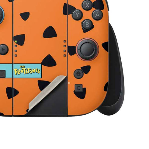 The Flinstones Fred Flintstone Outfit Pattern Nintendo Switch 2 (2025) Joy-Con Controller Skin