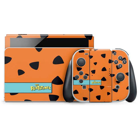 The Flinstones Fred Flintstone Outfit Pattern Nintendo Skins