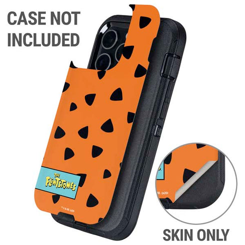 The Flinstones Fred Flintstone Outfit Pattern Otterbox Defender iPhone Skin