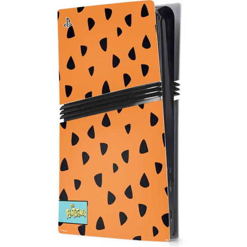 The Flinstones Fred Flintstone Outfit Pattern PS5 Pro Console Skin