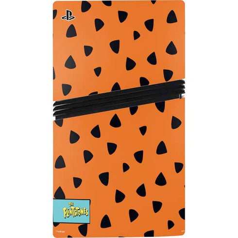 The Flinstones Fred Flintstone Outfit Pattern PS5 Pro Console Skin