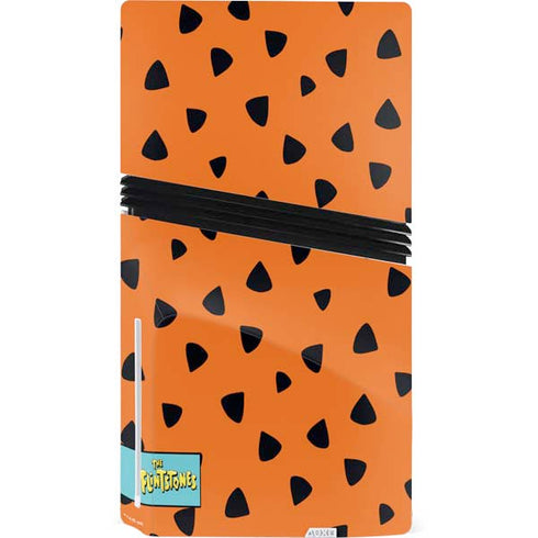 The Flinstones Fred Flintstone Outfit Pattern PS5 Pro Disk Console Skin