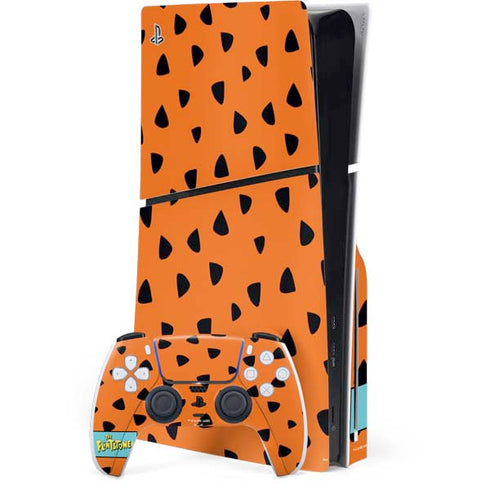 The Flinstones Fred Flintstone Outfit Pattern PlayStation PS5 Skins