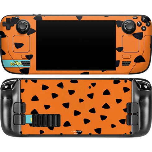 The Flinstones Fred Flintstone Outfit Pattern Steam Deck Handheld Gaming Computer OLED Skin