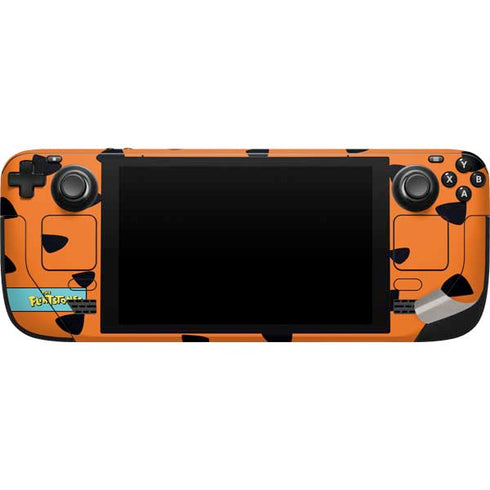 The Flinstones Fred Flintstone Outfit Pattern Steam Deck Handheld Gaming Computer Skin