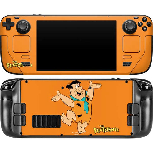 The Flinstones Fred Flintstone Steam Deck Handheld Gaming Computer OLED Skin