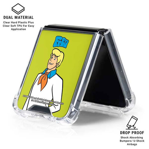 Scooby Doo Fred Galaxy Z Flip6 Clear Case