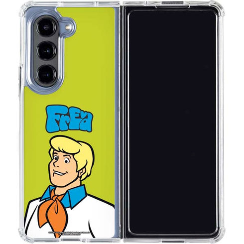 Scooby Doo Fred Galaxy Z Fold5 5G Clear Case