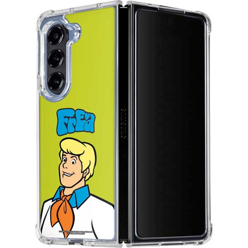 Scooby Doo Fred Galaxy Z Fold5 5G Clear Case