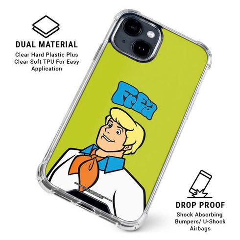 Scooby Doo Fred iPhone 15 Clear Case