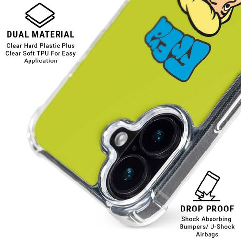 Scooby Doo Fred iPhone 16 Plus Clear Case