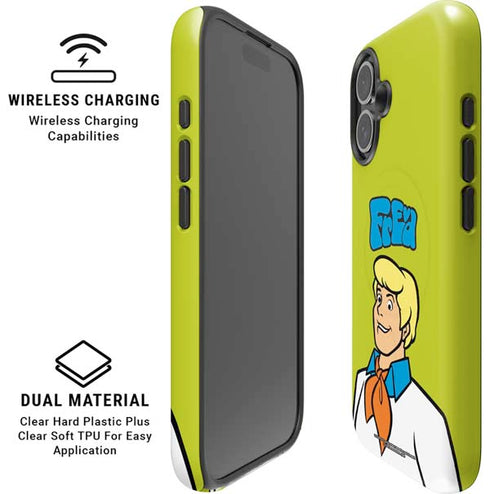 Scooby Doo Fred iPhone 16 Plus Magsafe Impact Case