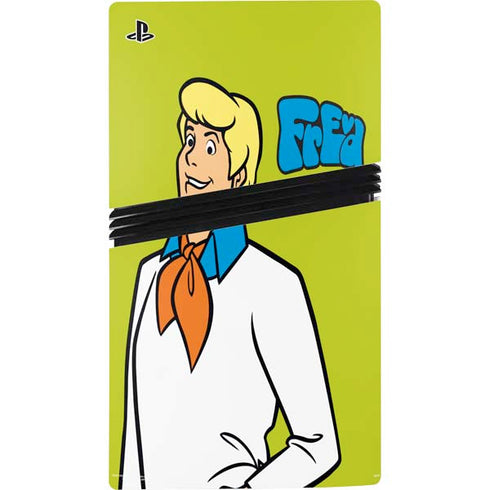Scooby Doo Fred PS5 Pro Console Skin