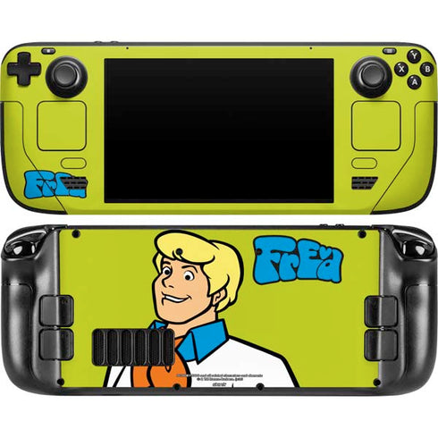 Scooby Doo Fred Steam Deck Handheld Gaming Computer OLED Skin
