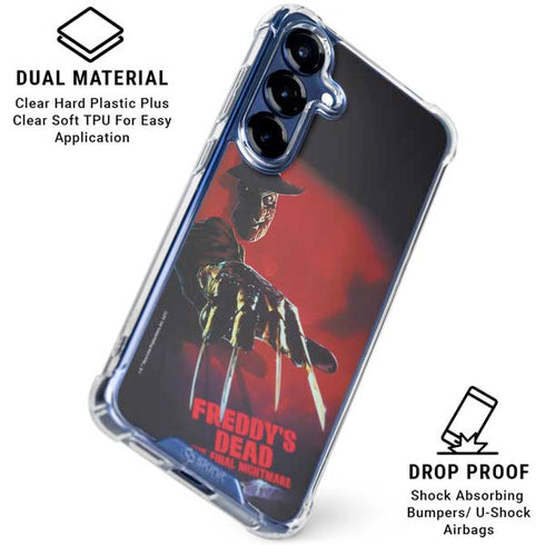 Nightmare on Elm Street Freddy Krueger Galaxy S25 Clear Case