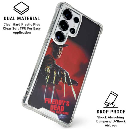 Nightmare on Elm Street Freddy Krueger Galaxy S25 Ultra Clear Case