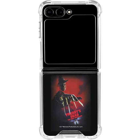 Nightmare on Elm Street Freddy Krueger Galaxy Z Flip6 Clear Case