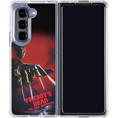 Nightmare on Elm Street Freddy Krueger Galaxy Z Fold5 5G Clear Case