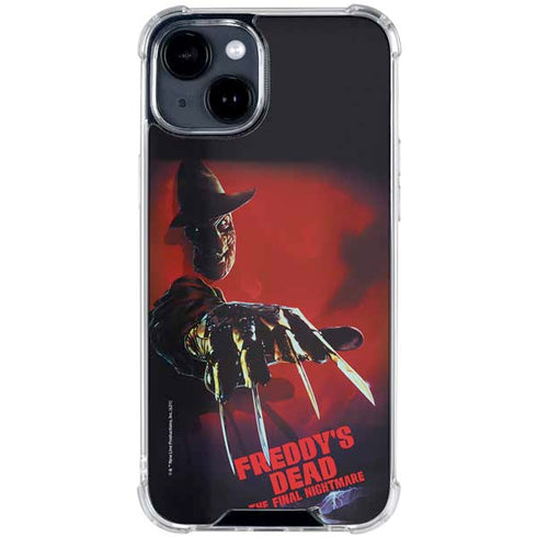 Nightmare on Elm Street Freddy Krueger iPhone 15 Clear Case