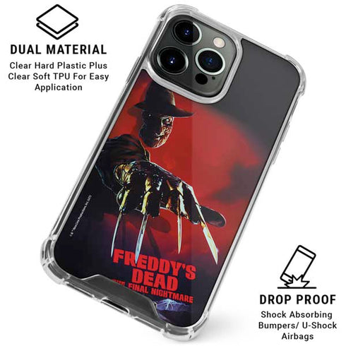 Nightmare on Elm Street Freddy Krueger iPhone 16 Pro Max Clear Case