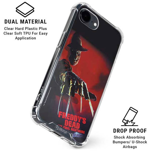 Nightmare on Elm Street Freddy Krueger iPhone 16e Clear Case