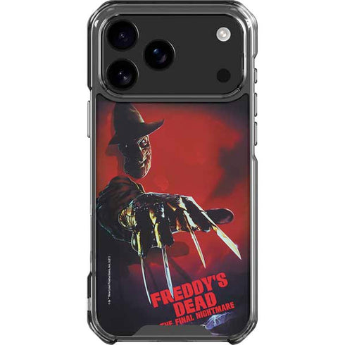 Nightmare on Elm Street Freddy Krueger iPhone 18 Pro Max Clear Case