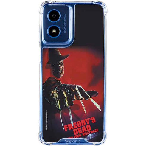 Nightmare on Elm Street Freddy Krueger Moto G 5G (2024) Clear Case