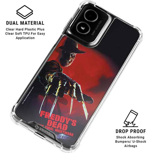 Nightmare on Elm Street Freddy Krueger Moto G Power 5G (2024) Clear Case