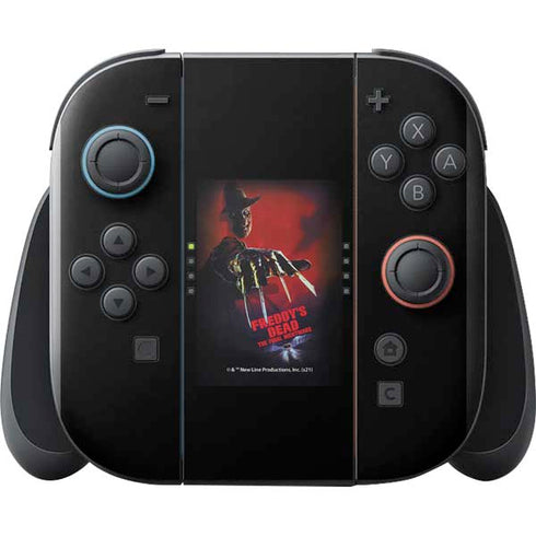 Nightmare on Elm Street Freddy Krueger Nintendo Switch 2 (2025) with Joy-Con Skin
