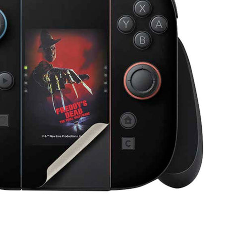 Nightmare on Elm Street Freddy Krueger Nintendo Switch 2 (2025) Joy-Con Controller Skin