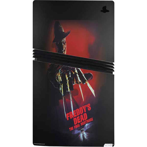 Nightmare on Elm Street Freddy Krueger PS5 Pro Console Skin