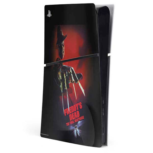 Nightmare on Elm Street Freddy Krueger PS5 Slim Digital Edition Console Skin